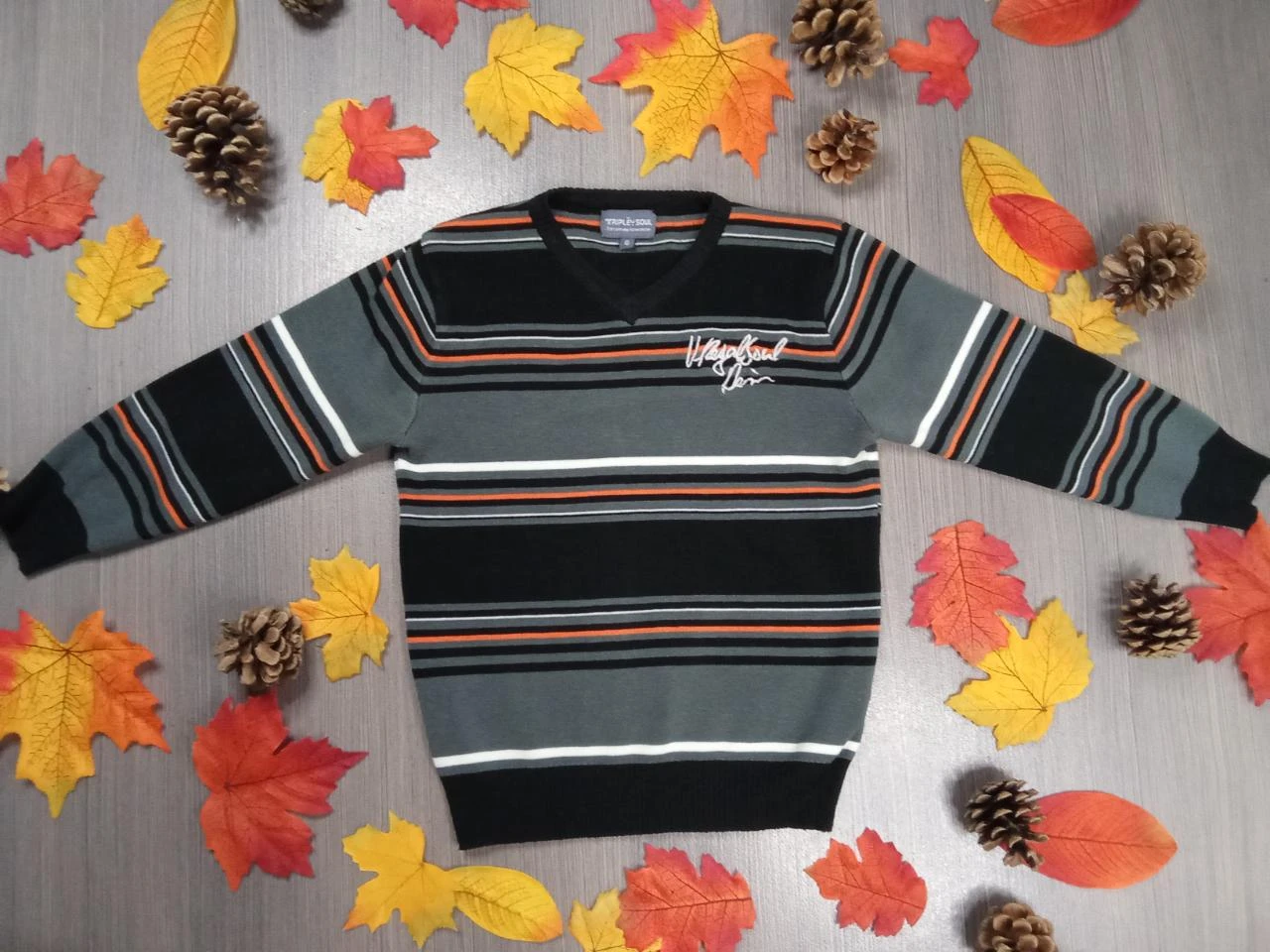 Pull rayé Tripley Soul 6 ans